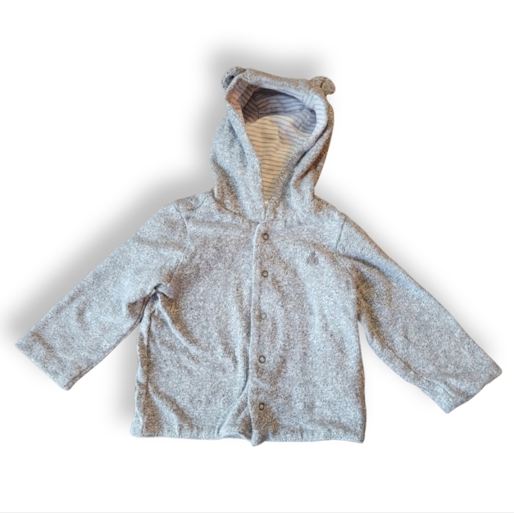Baby Gap Unisex Reversible Button Down Hoodie